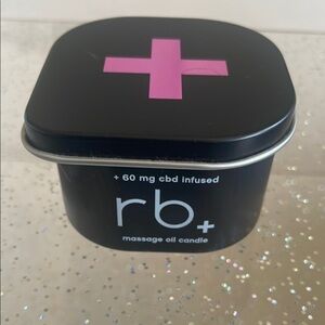 rb+ Massage Oil Candle with CBD-Rose